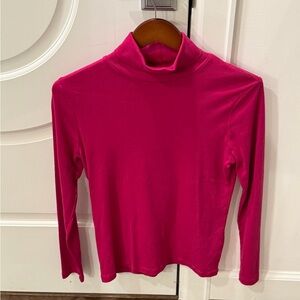Talbots Vibrant Pink Long Sleeve Top
